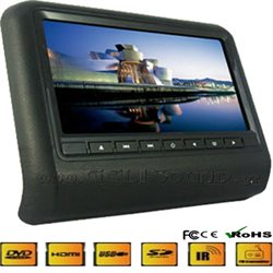 Headrests on DVD/USB Screens 9''