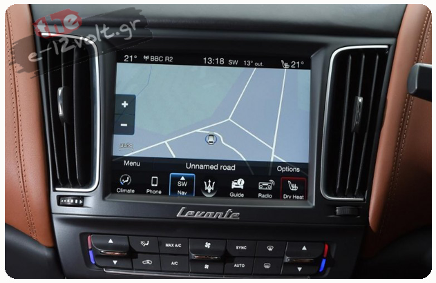 Maserati with MTC+ Infotainment