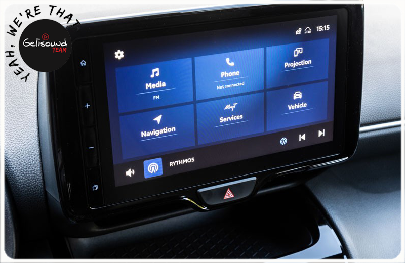 Toyota touch-screen