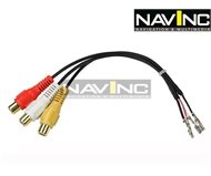 Rear Entertainment OUT adapter voor Land Rover MK3-4 systemen