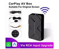 DIGITAL IQ CPAA_9000 Universal Wireless Apple CarPlay & Android Auto AV Box Via RCA