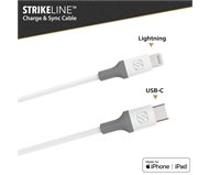 SCOSCHE Ci44WT-SP StrikeLine™ USB-C to Lightning Cable