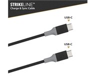 SCOSCHE CC4BY-SP StrikeLine™ USB-C to USB-C Cable