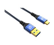 Oehlbach USB Plus C3 USB 3.2 Gen2 Cable Type A - Type C 3m Blue