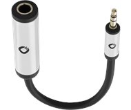 Oehlbach i-Connect AD 63/35 Jack adapter 6.3 mm jack / 3.5 mm jack Black