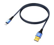 Oehlbach USB Plus LI ������� USB 2.0 Type A - Apple Lightning 1m Blue