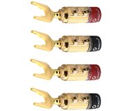 Oehlbach Fusion Lug High end cable lug connector for speakers Gold (4 )