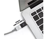 Scosche ACA-2PKSP USB-A TO USB-C� Adapter 2-Pack