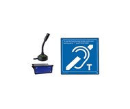 Contacta IL-K300-85-00 Above the Counter Loop System with Brass Stem Halo Microphone ()