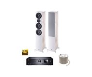 ������ Stereo Hi-Res �� �������� Magnat MC 400, ����� HECO Aurora 700 White ��� ���� ������� Oehlbach