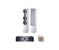  Stereo Hi-Fi   Magnat MA 700,  HECO Victa Elite 702 White   Oehlbach