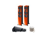  Stereo Hi-Fi   Magnat MA 700,  HECO Aurora 700 Orange   Oehlbach