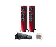  Stereo Hi-Fi   Magnat MA 700,  HECO Aurora 700 Orange   Oehlbach