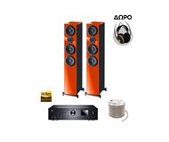 Stereo Hi-Res   Magnat MC 400,  HECO Aurora 700 Orange   Oehlbach +   Meze 99CLASSICS