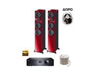  Stereo Hi-Res   Magnat MC 400,  HECO Aurora 700 Red   Oehlbach +   Meze 99CLASSICS