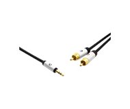 Oehlbach i-Connect J ������� ���� ������� �������� 3.5mm Jack - 2x RCA 1.5m Black (�������)