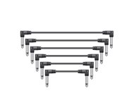 Citronic PATCH015BK        Mono Jack 6.3mm - Mono Jack 6.3mm (6 )