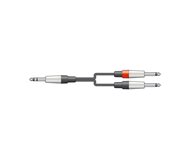 S6J-2M6J600   6.3mm TRS Jack - 2 x 6.3mm Mono Jack 6m ()