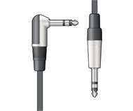 Citronic S6J-90J300   6,3mm TRS Right Angle Jack - 6,3mm TRS Jack 3m ()