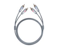 Oehlbach LF audio RCA phono cable 2xRCA - 2xRCA 3m Anthracite (�������)