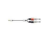 Citronic S3J-26J150 o  3.5mm Stereo Jack Plug - 2 x 6.3mm Mono Jack Plugs 1,5 m ()