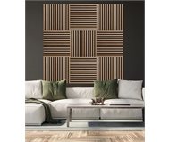 Audiodesigner 3D Square Light Oak      52 x 52 x 2,2cm / 0,54 .. (2 )