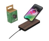 INBAY� Fusion design desktop charging station walnut brown