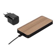 INBAY� Fusion design desktop charging station coco wood