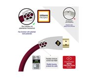 Oehlbach Flex Evolution UHD ������� HDMI Ultra High Speed Bordeaux 2m
